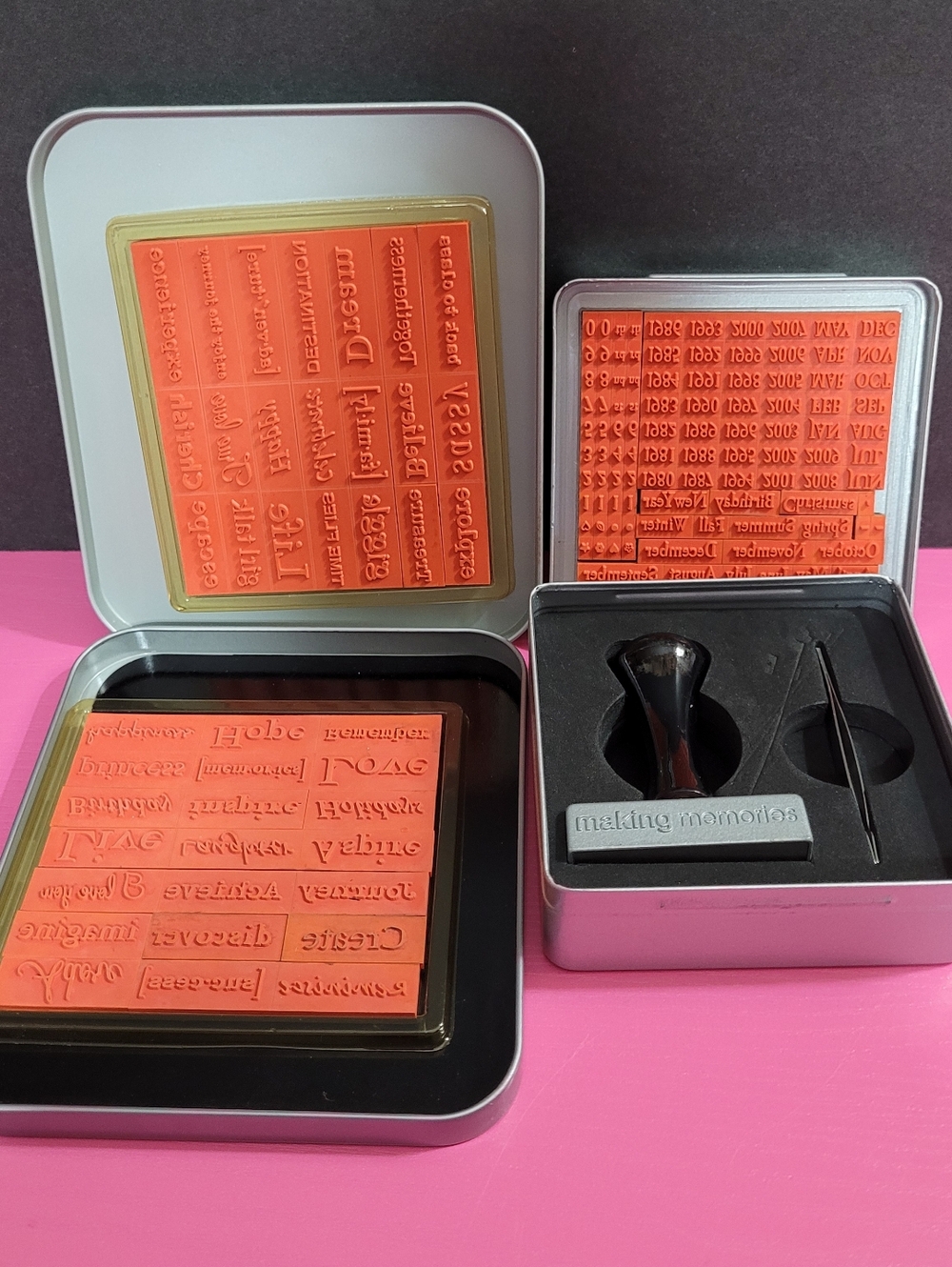 Making Memories Magnetic Rubber Stamp Set (0629)